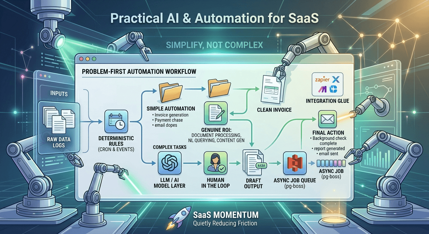 Practical AI & Automation for SaaS: What Actually Works