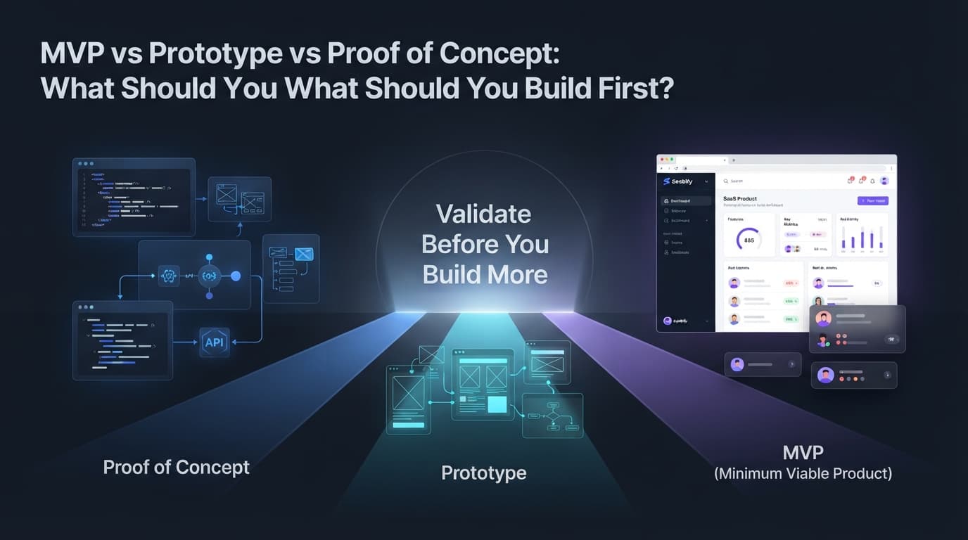 MVP vs Prototype vs Proof of Concept: What Should You Build First?