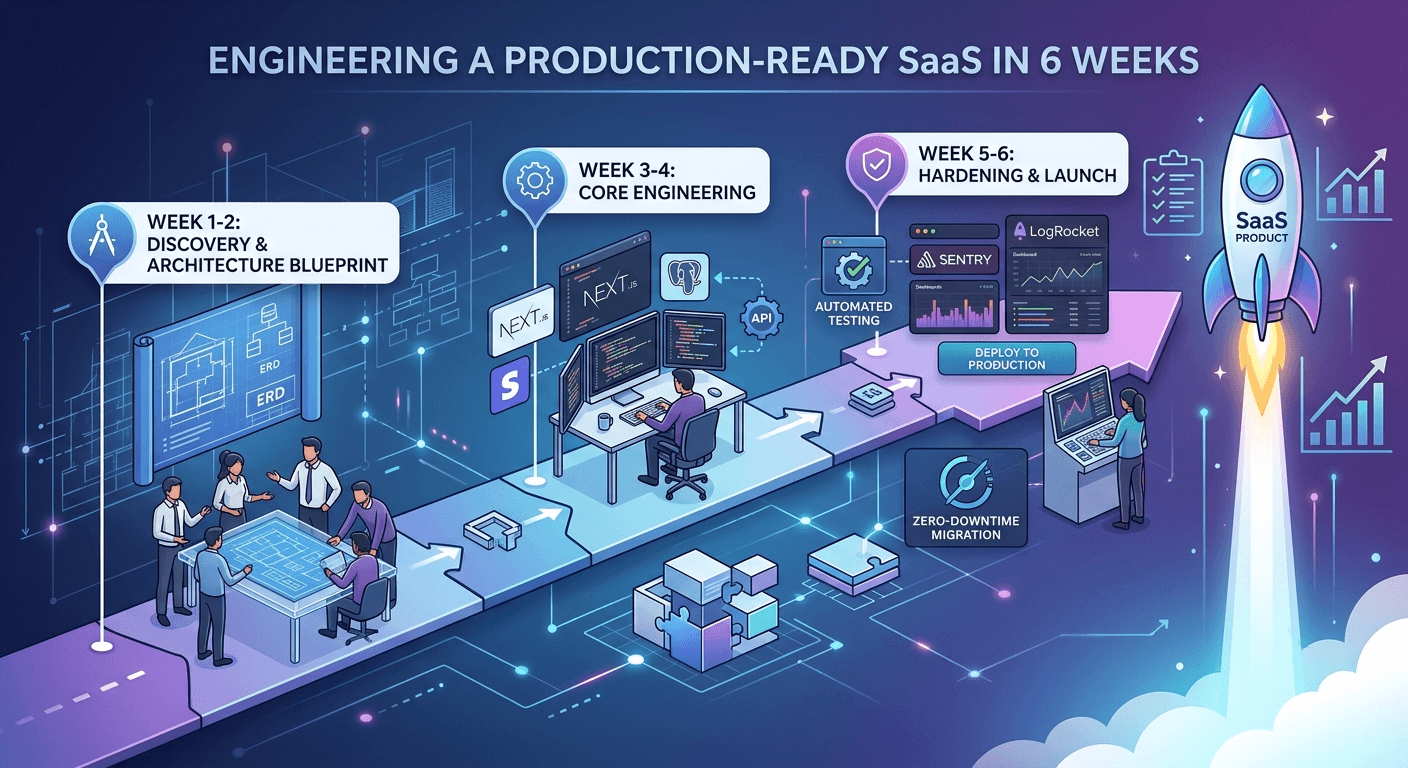 From Zero to Launch: Engineering a Production-Ready SaaS in 6 Weeks