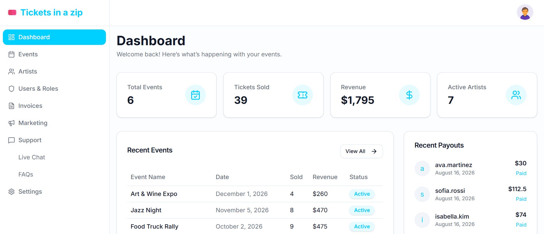 Event Ticketing & Management